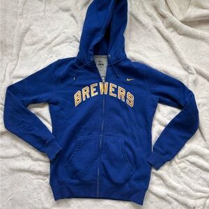 Nike Royal Blue Brewers Hoodie